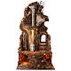 Świątynia z bożonarodzeniową sceną i arkadami, szopka neapolitańska, 100x50x50 cm, figurki 30 cm s6