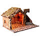 Setting for Neapolitan Nativity Scene with 12-14 cm characters, stable and fountain, 40x65x50 cm s3
