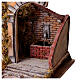 Ambientación belén napolitano 12-14 cm cabaña con fuente 40x65x50 cm s4