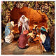 Modular village for Neapolitan Nativity Scene in 18th century style with Nativity of 10 cm and fountain 60x80x35 cm MOD. 2 s2