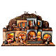 Belén napolitano pueblo modular 10 cm Natividad 60x80x35 cm MÓDULO III s1