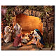 Borgo modulare presepe completo statue 10 cm napoletano 3 moduli 60X240X35 cm s2