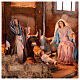 Ambientación fuente y figuras Natividad belén napolitano 16 cm 56x67x40 cm s2