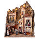 Neapolitan Nativity Scene with lights, fountain and characters of 10 cm 60x40x50 cm s1