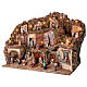 Neapolitan Nativity Scene with lights, mill, waterfall and characters of 10 cm 80x100x60 cm s3