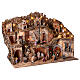 Neapolitan Nativity Scene with lights, mill, waterfall and characters of 10 cm 80x100x60 cm s5