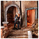 Szopka neapolitańska, figurki 10 cm, z młynem piecem i wodospadem, 65x85x50 cm s6