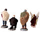 Nativity stable Neapolitan for 12-14 cm wood cork lighted 30x40x30 cm s9