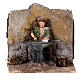 Estatua herrero belén 10 cm 3 movimientos 10x10x15 cm s1
