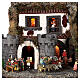 Crèche artistique santons animés 6-10 cm 75x110x60 cm s7