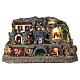 Artistic nativity figurines animated characters 6-10 cm 75x110x60 cm s1