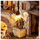 Belén 12 cm caserío fuente horno estilo 700 70x50x40 cm s5