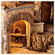 Nativity house 1700s style oven fountain 12 cm 70X50X40 cm s6