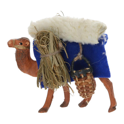 Harnessed camel for Wise Men, Neapolitan Nativity Scene with characters of 4 cm 1