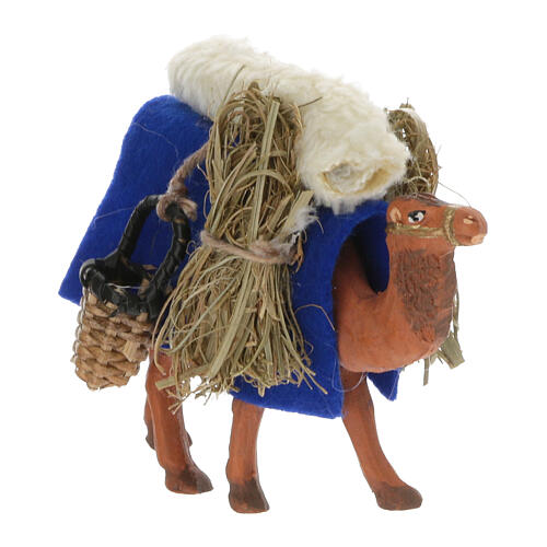 Harnessed camel for Wise Men, Neapolitan Nativity Scene with characters of 4 cm 3