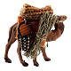 Camel figurine loaded for Magi 4 cm Neapolitan nativity s4