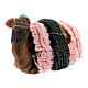 Sitting camel, decorated, for Neapolitan Nativity Scene with characters of 4 cm s2