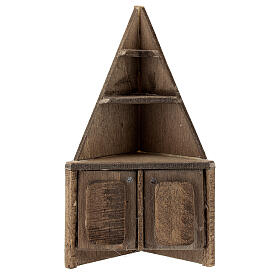 Piece of furniture for a corner, Neapolitan Nativity Scene with characters of 10 cm