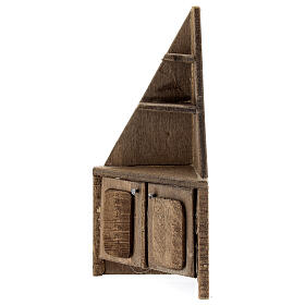 Piece of furniture for a corner, Neapolitan Nativity Scene with characters of 10 cm
