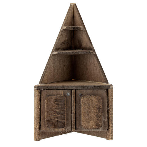 Piece of furniture for a corner, Neapolitan Nativity Scene with characters of 10 cm 1