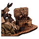 Moor man sitting with monkeys for Neapolitan Nativity Scene with characters of 30 cm s5