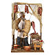 Butcher with pig, animated character for Neapolitan Nativity Scene of 24 cm s1