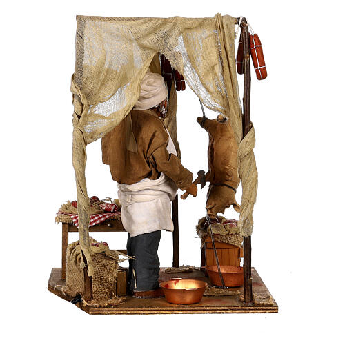 Rzeźnik ruchoma figurka do szopki neapolitańskiej 24 cm 4