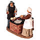 Movimento coppia alla brace presepe napoletano 14 cm s3