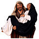 Saint Joseph avec Marie enceinte pour crèche napolitaine de 30 cm s4