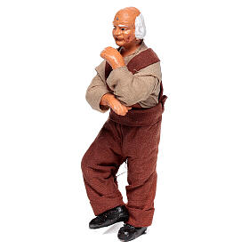 Pastor pie pensador belén napolitano 10 cm terracota