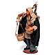 Man carrying tubs for 13 cm terracotta Neapolitan nativity scene s2