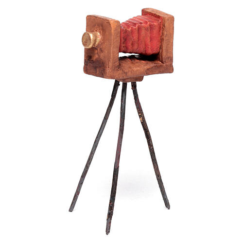 Photographer for 13 cm Neapolitan nativity scene 13 cm in terracotta 5