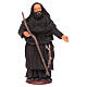 Mnich z terakoty, figurka do szopki neapolitańskiej 13 cm s1