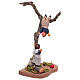 Fanciulla bimbo sull'albero 10 cm presepe napoletano terracotta s3