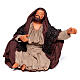 Natività dormiente presepe napoletano 13 cm terracotta s3