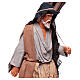 Woodcutter carries firewood for 30 cm terracotta Neapolitan nativity scene s2