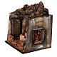 Scena camino 2 fanciulli presepe napoletano movimento 12 cm s4