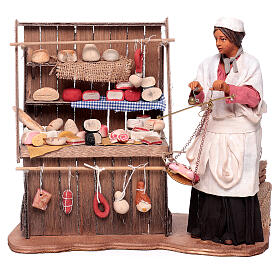 Moving woman delicatessen counter 30 cm terracotta