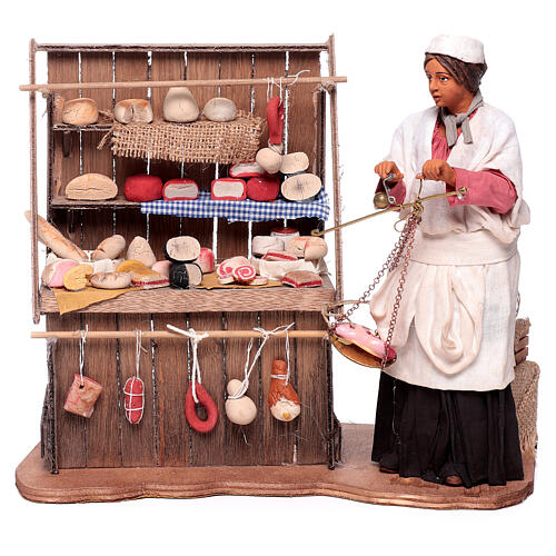 Moving woman delicatessen counter 30 cm terracotta 1