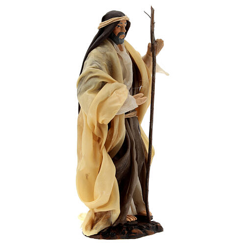 Saint Joseph, statue for Neapolitan Nativity Scene with 13 cm characters 3