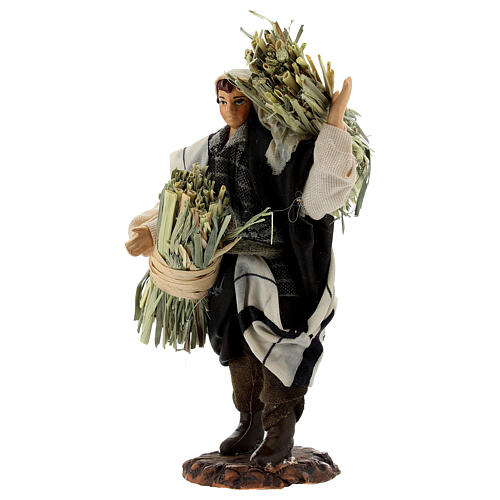 Man with bales of hay, statue for Neapolitan Nativity Scene with 13 cm characters 2