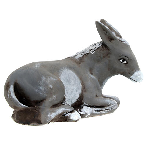 Donkey figurine for 15 cm Neapolitan nativity 3