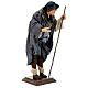 Old man with staff, statue for Neapolitan Nativity Scene with 45 cm characters s4