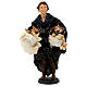 Statue boy carrying bread for 35 cm Neapolitan nativity s1