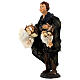Statue boy carrying bread for 35 cm Neapolitan nativity s3