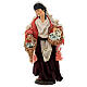 Woman with baskets of flowers, statue for Neapolitan Nativity Scene with 35 cm characters s1