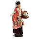 Woman with baskets of flowers, statue for Neapolitan Nativity Scene with 35 cm characters s5