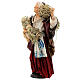 Estatua mujer con heno 35 cm belén napolitano s3