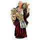 Statuina donna con fieno 35 cm presepe napoletano s1