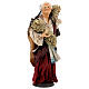 Statuina donna con fieno 35 cm presepe napoletano s5